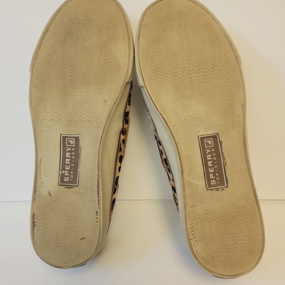 Sperry Leather Calf Hair Size 5,5 Women's Shoes - Picture 8 of 10